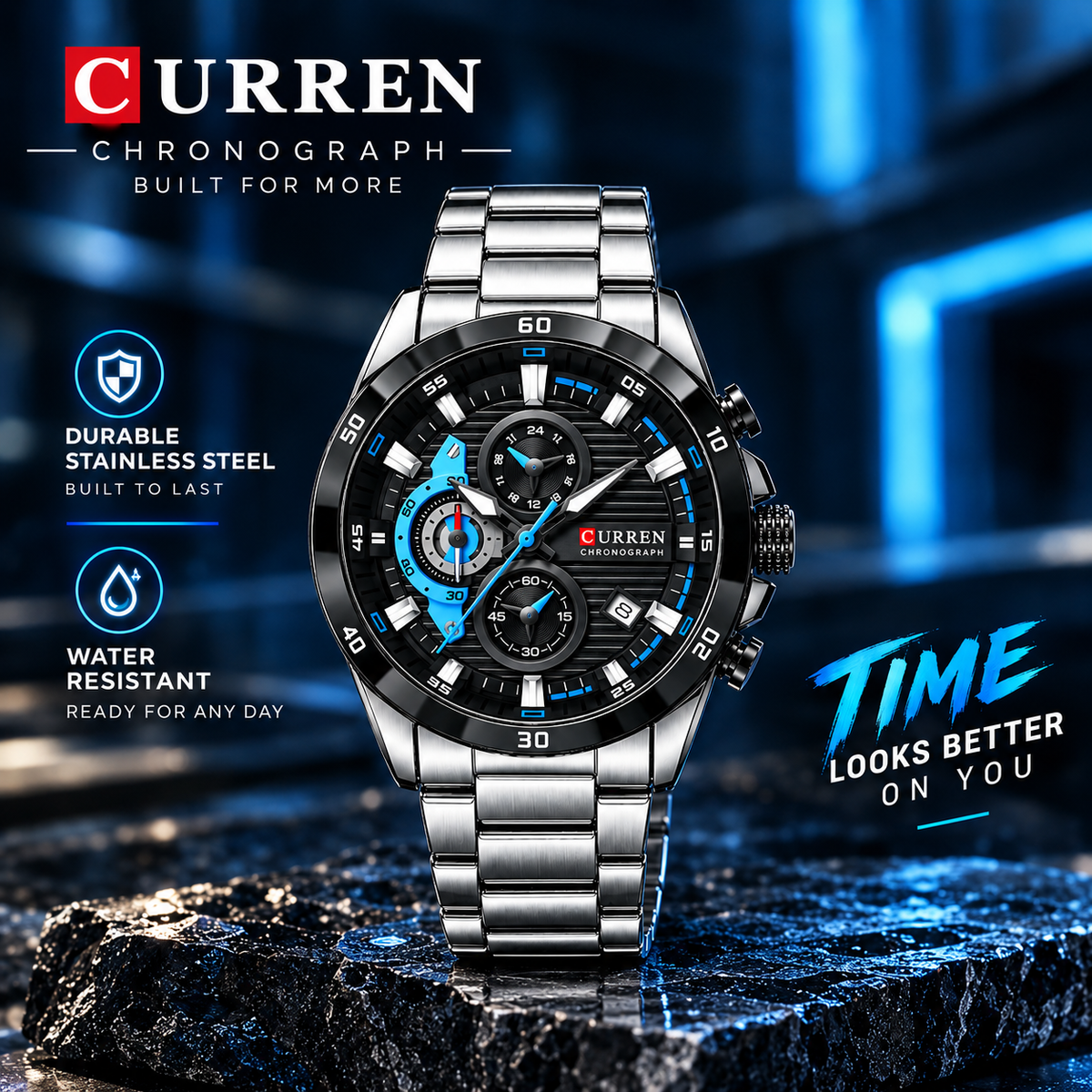 CURREN 8402 - Modern Luxury Watch