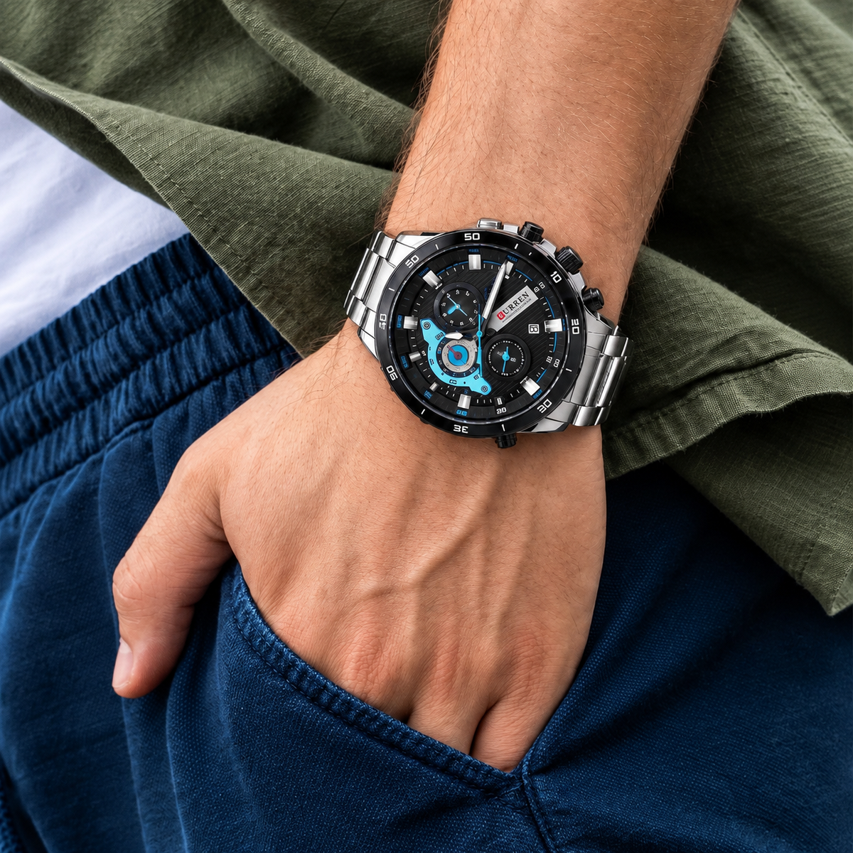 CURREN 8402 - Modern Luxury Watch